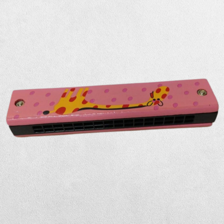 Wooden Mouth Organ (Pink)