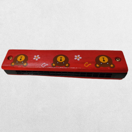 Wooden Mouth Organ (Red)