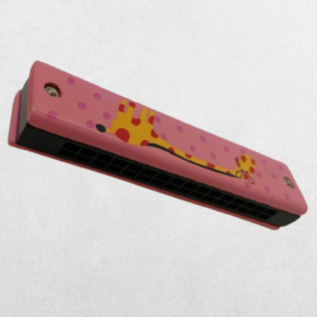 Wooden Mouth Organ (Pink)