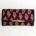 3 Fold Handblock Printed Cotton Wallet with Leatherette (Cherry)