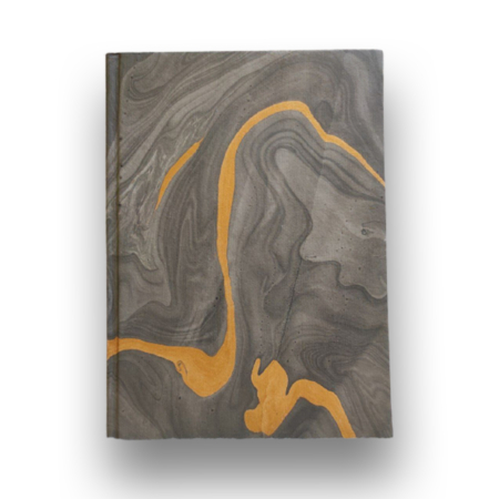 Namaste India Handicrafts Marbled Abstract Notebook With Handmade Paper